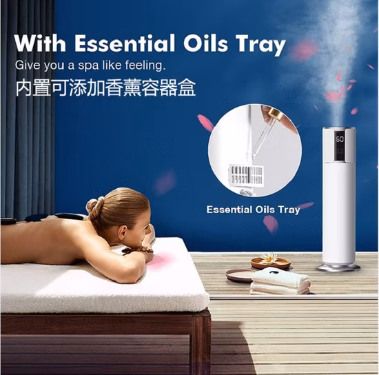 Ультразвуковой домашний увлажнитель воздуха с дистанционным управлением и функцией УФ-дезинфекции